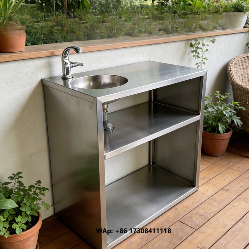 Commercial Quality Kitchen Faucet - 고품질 304 스테인리스 스틸 모던 싱글볼