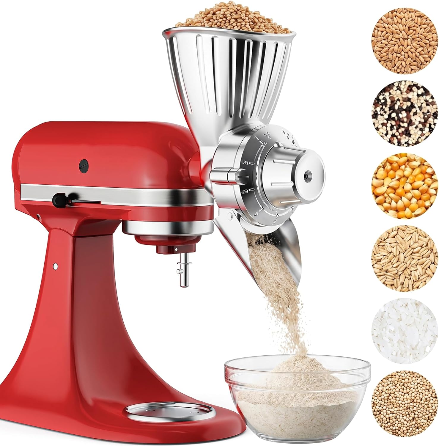 Commercial Kitchen Aid Mixer - 키친에이드 올 메탈 그레인 그라인더 어태치먼트