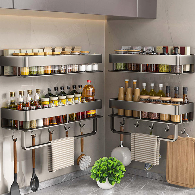 Commercial Kitchen Rack - 알루미늄 주방 랙 주방 선반 화장실