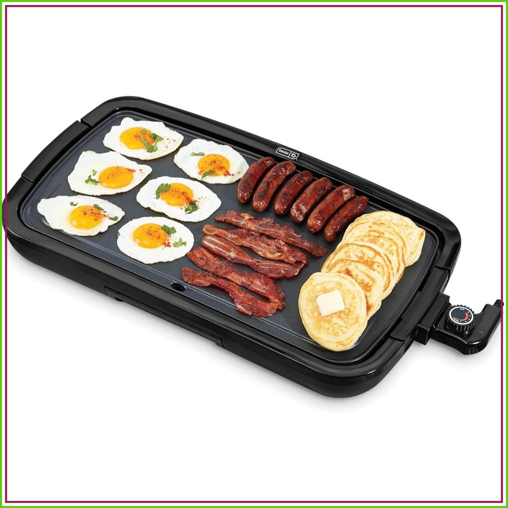 Electric Griddle Flat Top - 탈착식 논스틱 플레이트가 있는 전기 그리들,