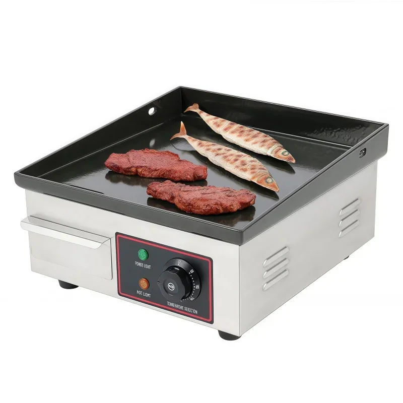 상업용 미니 전기 그리들 14인치 1700W 카운터탑  - Electric Griddle Flat Top 리뷰 및 가격