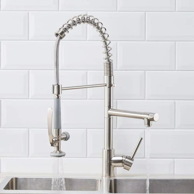 주방 싱크대 수도꼭지 모던 컨템포러리 세라믹 폭포형 주 - Commercial Quality Kitchen Faucet 리뷰 및 가격
