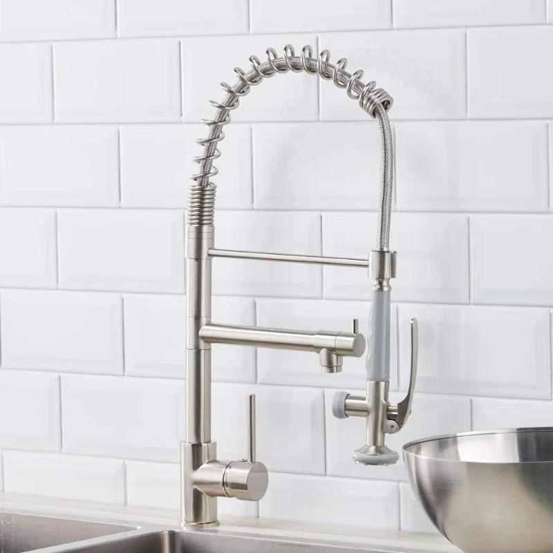 주방 싱크대 수도꼭지 모던 컨템포러리 세라믹 폭포형 주 - Commercial Quality Kitchen Faucet 리뷰 및 가격