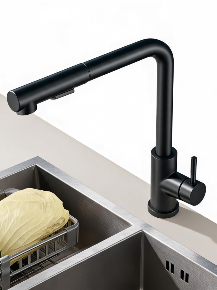 블랙 플렉시블 풀아웃 주방 싱크대 수전 스테인리스 스틸 - Commercial Kitchen Mixer Tap 리뷰 및 가격