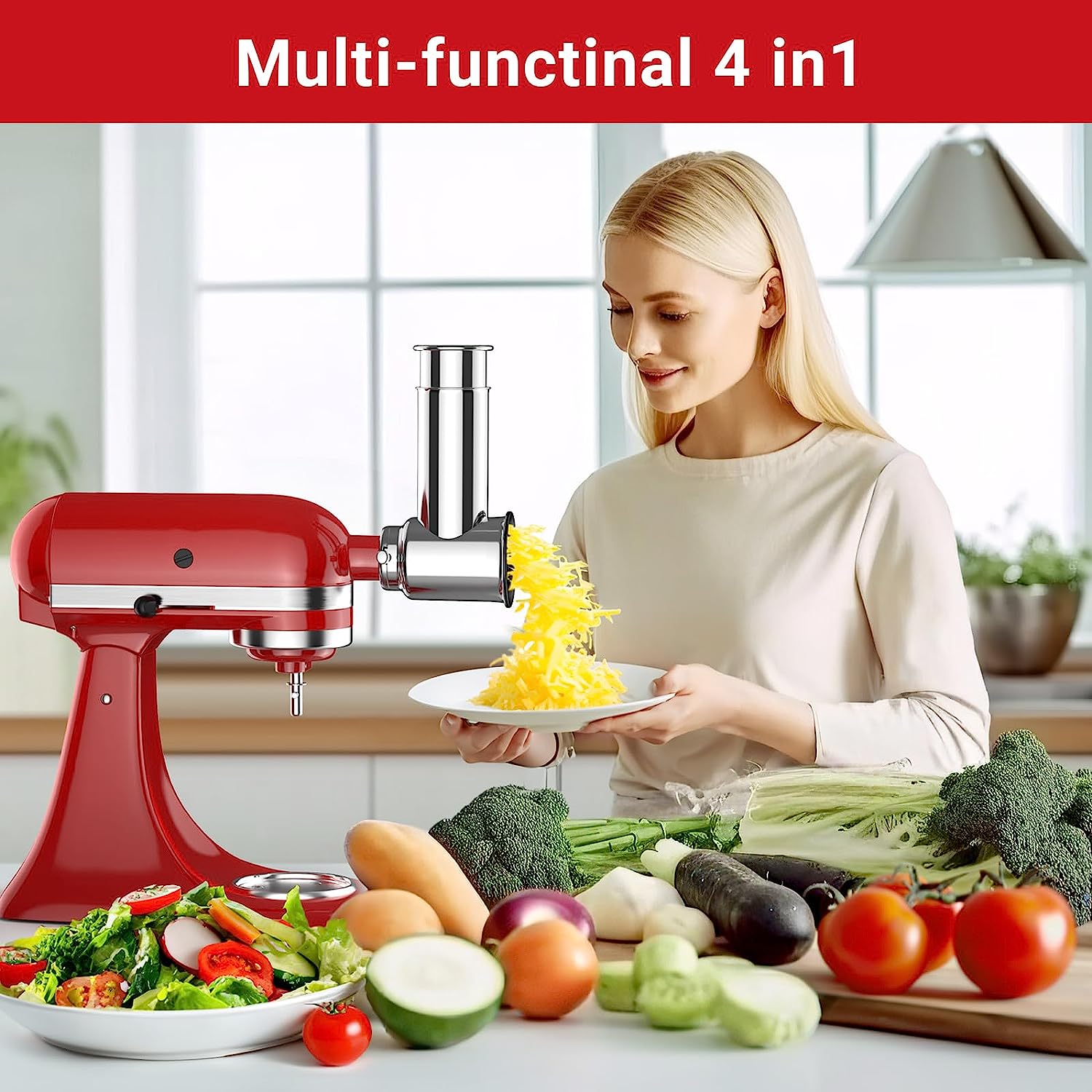 2024년형 키친에이드 스탠드 믹서용 새로운 슬라이서/ - Commercial Kitchen Aid Mixer 리뷰 및 가격