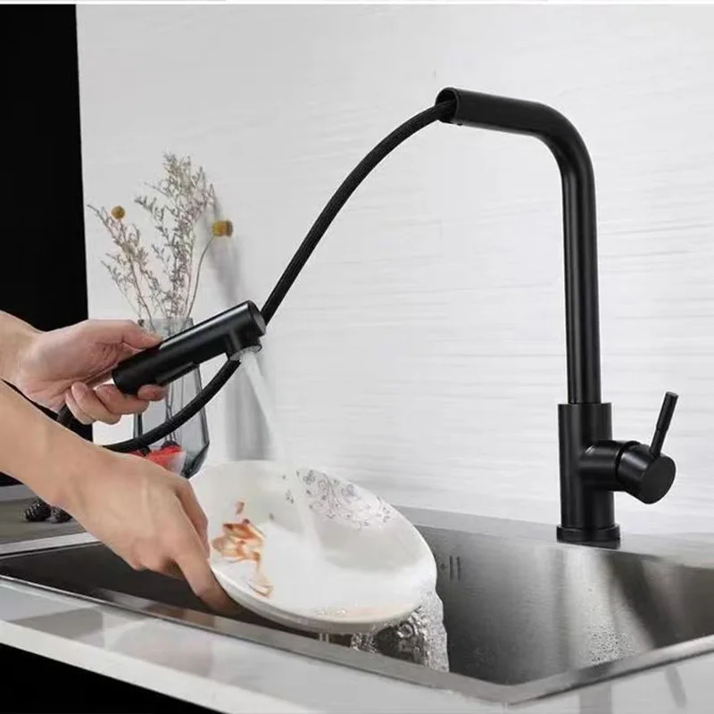 블랙 풀아웃 주방 싱크대 수도꼭지 두 가지 모델 스트림 - Commercial Kitchen Mixer Tap 리뷰 및 가격