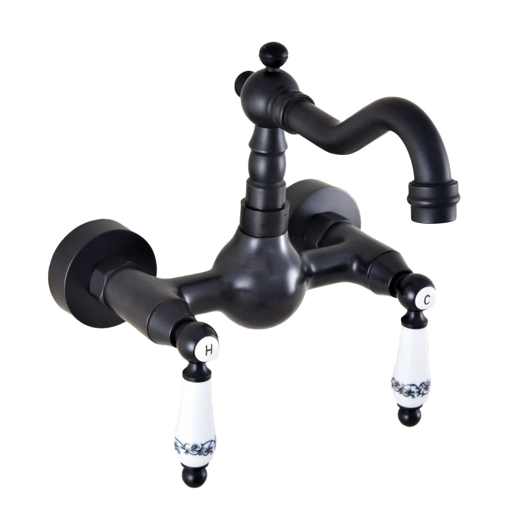 블랙 오일 문질러 청동 벽 마운트 욕실 주방 싱크 수도 - Commercial Kitchen Mixer Tap 리뷰 및 가격