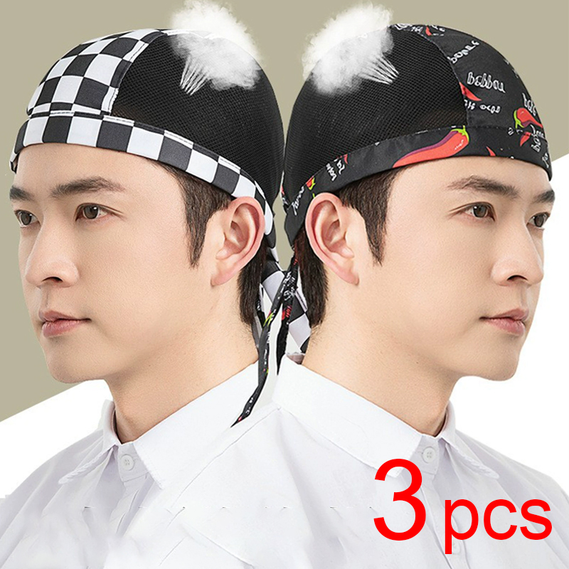 통기성 메쉬 쿡 모자 3pcs 요리사 모자 음식 서비스 - Commercial Kitchen Services 리뷰 및 가격