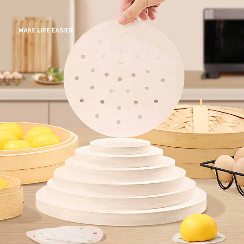 50개 대나무 찜기 종이 일회용 논스틱 찜기 매트 오일 - Commercial Kitchen Steamer 리뷰 및 가격
