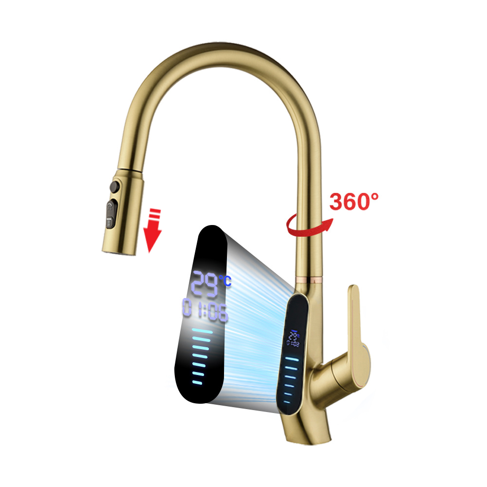 고품질 10년 보증 스마트 디지털 주방 수전, 황동 믹 - Commercial Kitchen Mixer Tap 리뷰 및 가격
