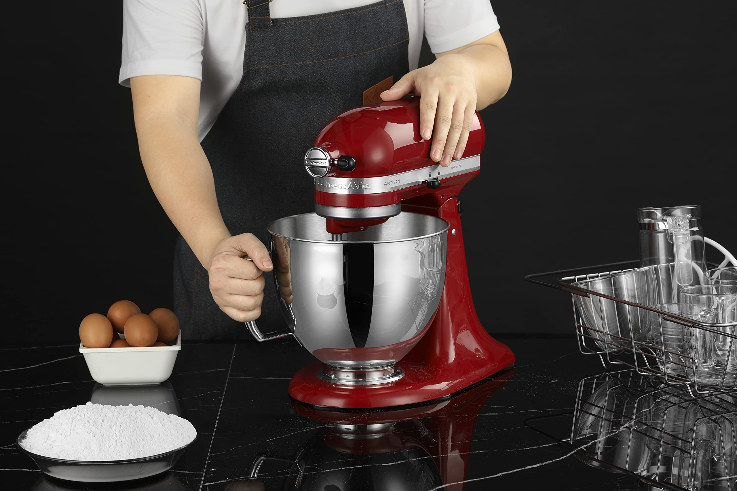 5쿼트 스테인리스 믹서 볼 키친에이드 틸트헤드 스탠드  - Commercial Kitchen Aid Mixer 리뷰 및 가격