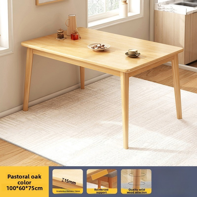 작은 공간을 위한 원목 다리 식탁, 직사각형 가족용 주 - Commercial Kitchen Small Space 리뷰 및 가격
